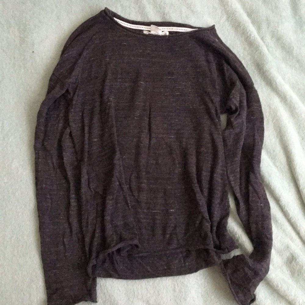 Heather grey long sleeve